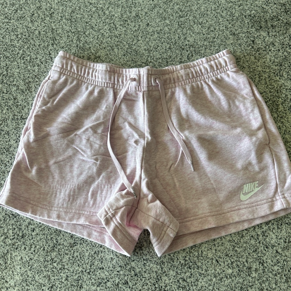 Light Pink Nike Sweat Shorts